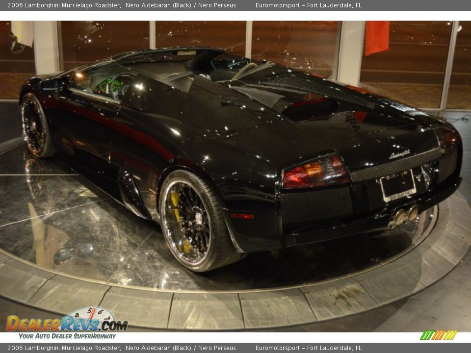 2006 Lamborghini Murcielago Roadster Nero Aldebaran (Black) / Nero Perseus Photo #4