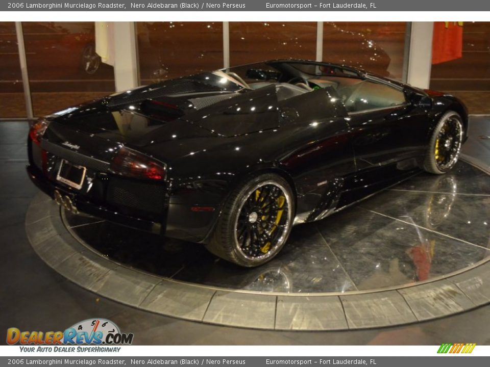 2006 Lamborghini Murcielago Roadster Nero Aldebaran (Black) / Nero Perseus Photo #6