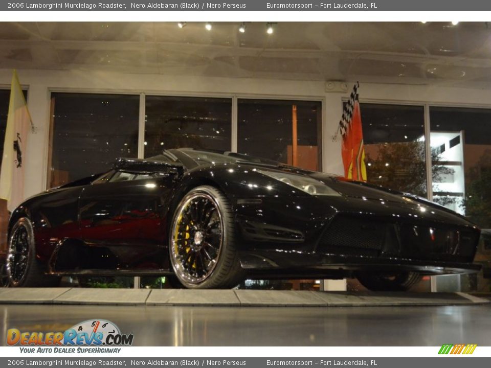 2006 Lamborghini Murcielago Roadster Nero Aldebaran (Black) / Nero Perseus Photo #9