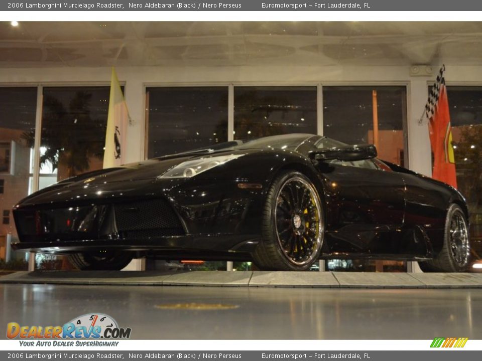 2006 Lamborghini Murcielago Roadster Nero Aldebaran (Black) / Nero Perseus Photo #15