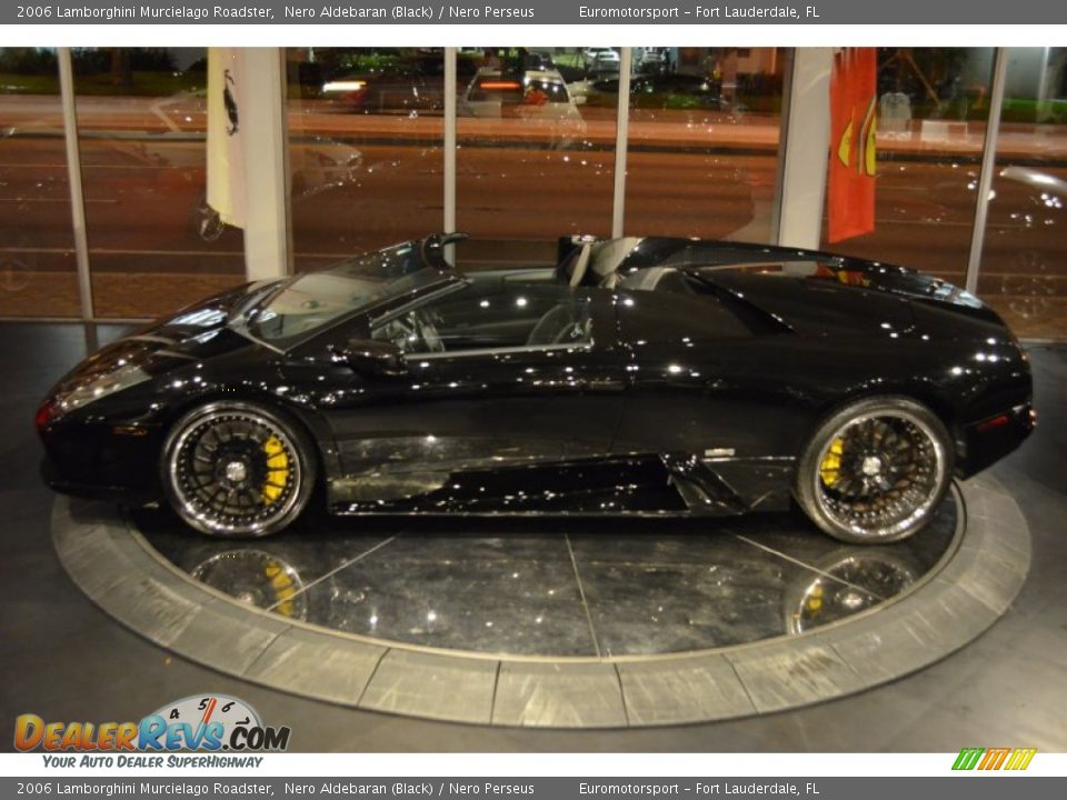 2006 Lamborghini Murcielago Roadster Nero Aldebaran (Black) / Nero Perseus Photo #16