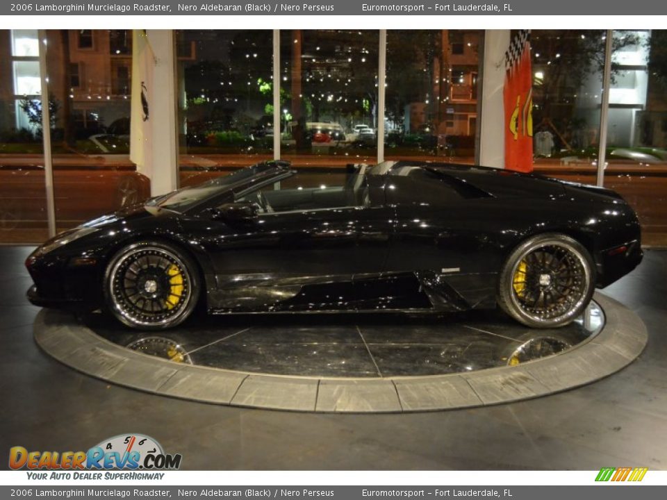 2006 Lamborghini Murcielago Roadster Nero Aldebaran (Black) / Nero Perseus Photo #17
