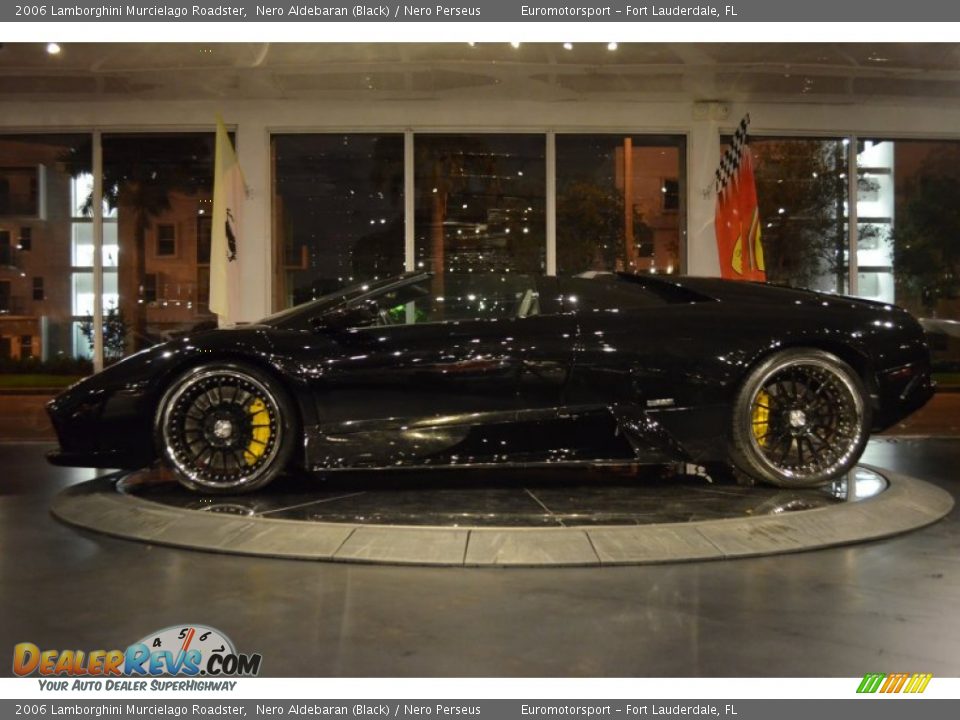 2006 Lamborghini Murcielago Roadster Nero Aldebaran (Black) / Nero Perseus Photo #18