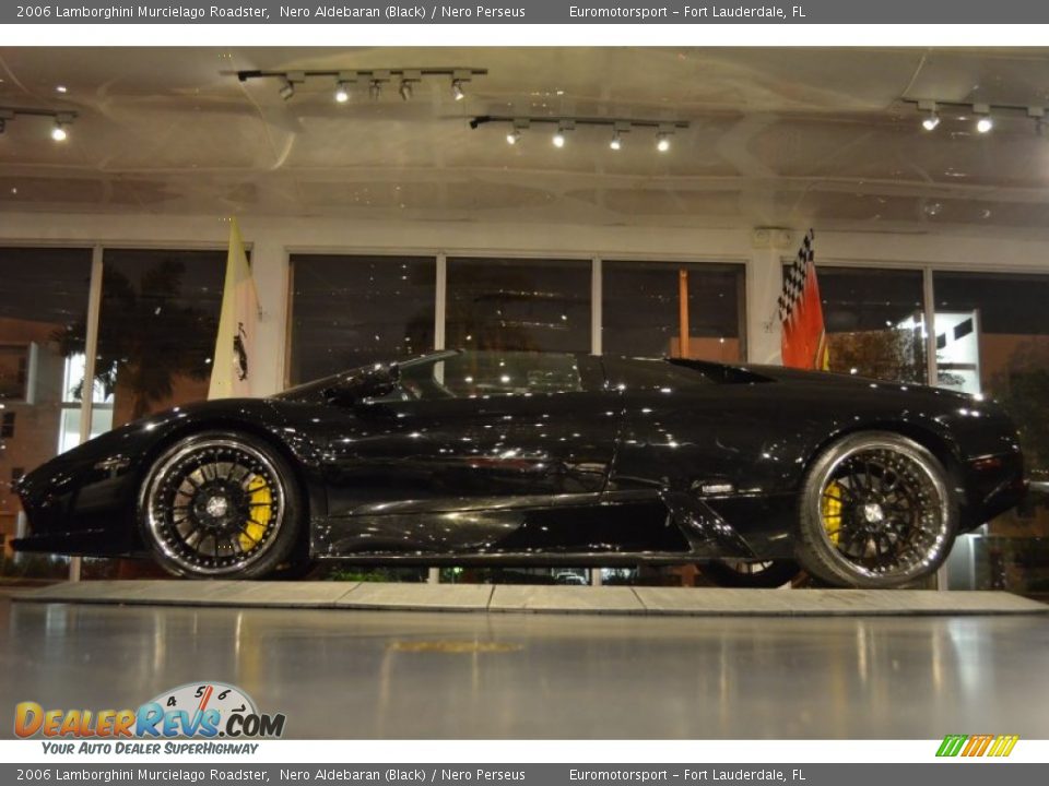 2006 Lamborghini Murcielago Roadster Nero Aldebaran (Black) / Nero Perseus Photo #19