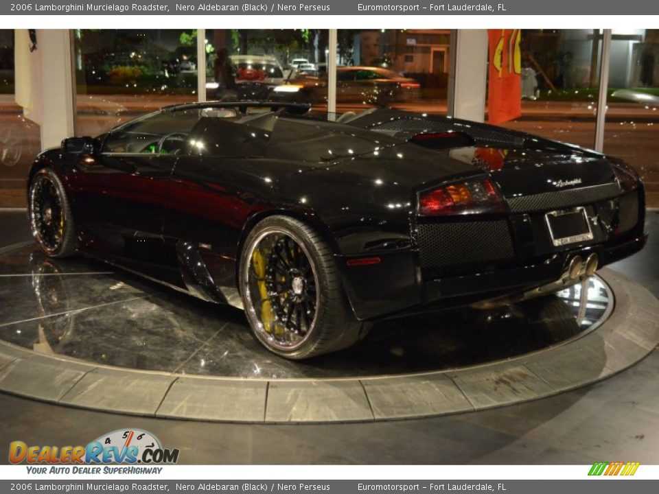 2006 Lamborghini Murcielago Roadster Nero Aldebaran (Black) / Nero Perseus Photo #20