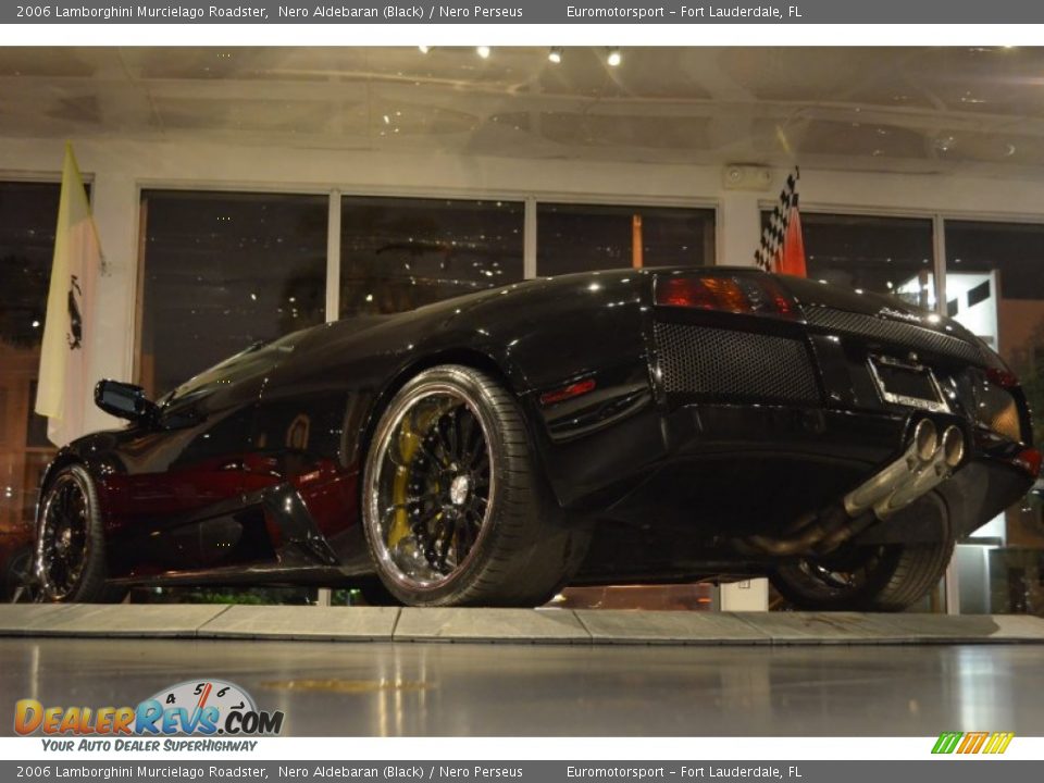 2006 Lamborghini Murcielago Roadster Nero Aldebaran (Black) / Nero Perseus Photo #22