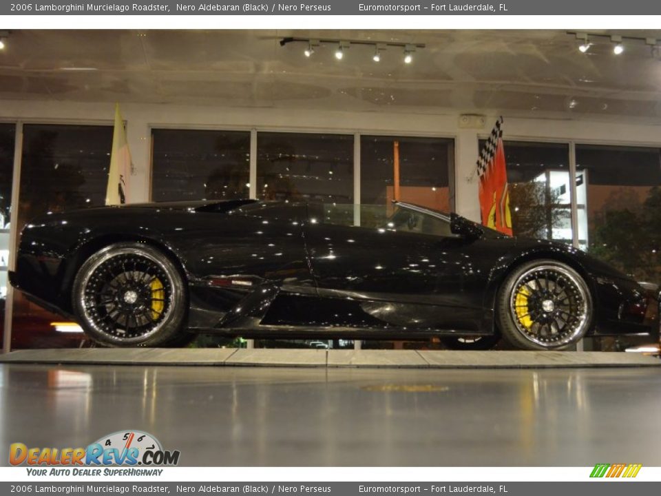 2006 Lamborghini Murcielago Roadster Nero Aldebaran (Black) / Nero Perseus Photo #32