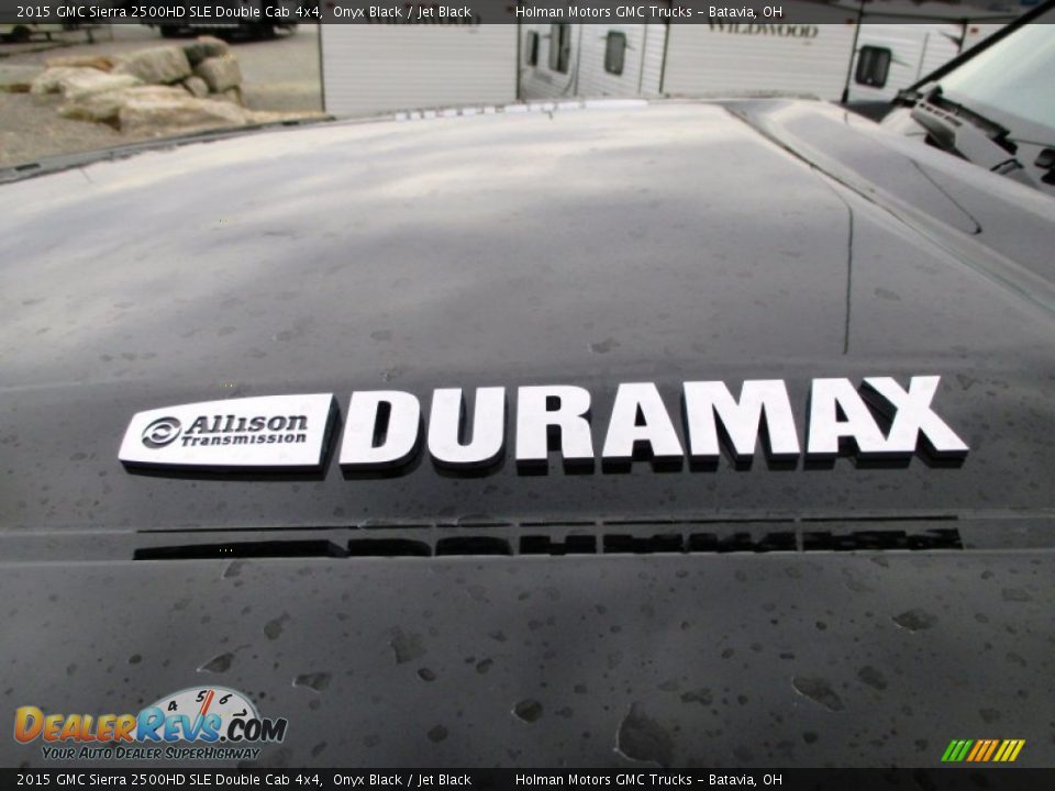 2015 GMC Sierra 2500HD SLE Double Cab 4x4 Onyx Black / Jet Black Photo #5