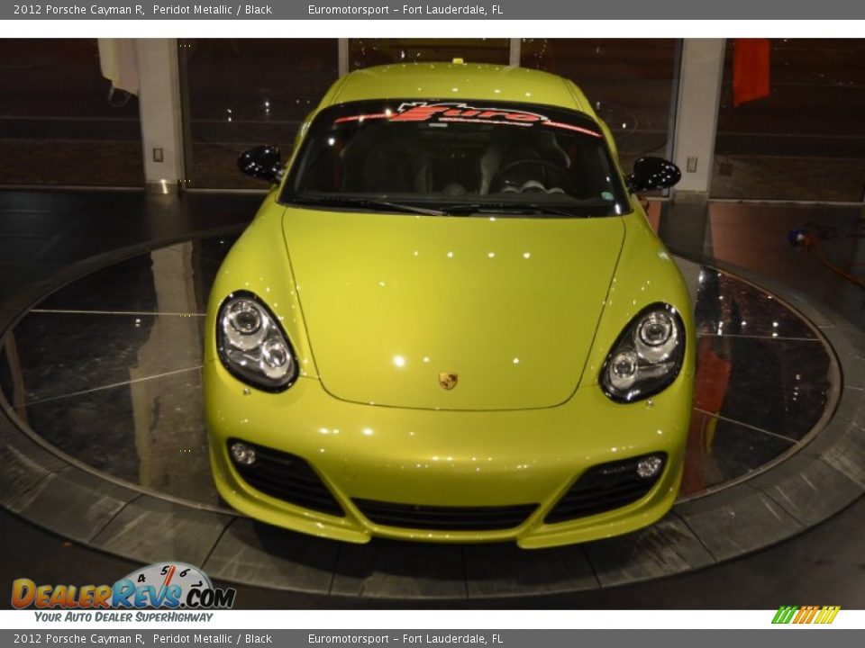 2012 Porsche Cayman R Peridot Metallic / Black Photo #10