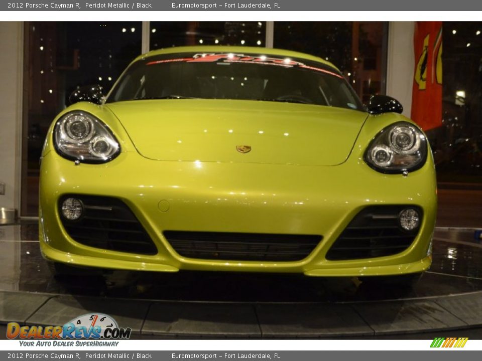 2012 Porsche Cayman R Peridot Metallic / Black Photo #11