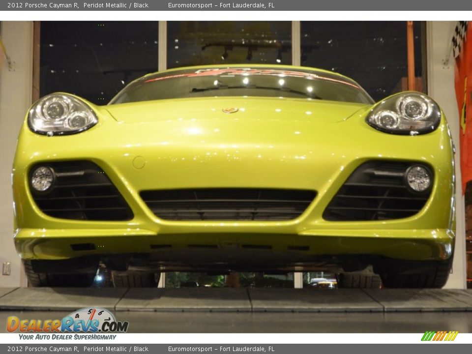 2012 Porsche Cayman R Peridot Metallic / Black Photo #12