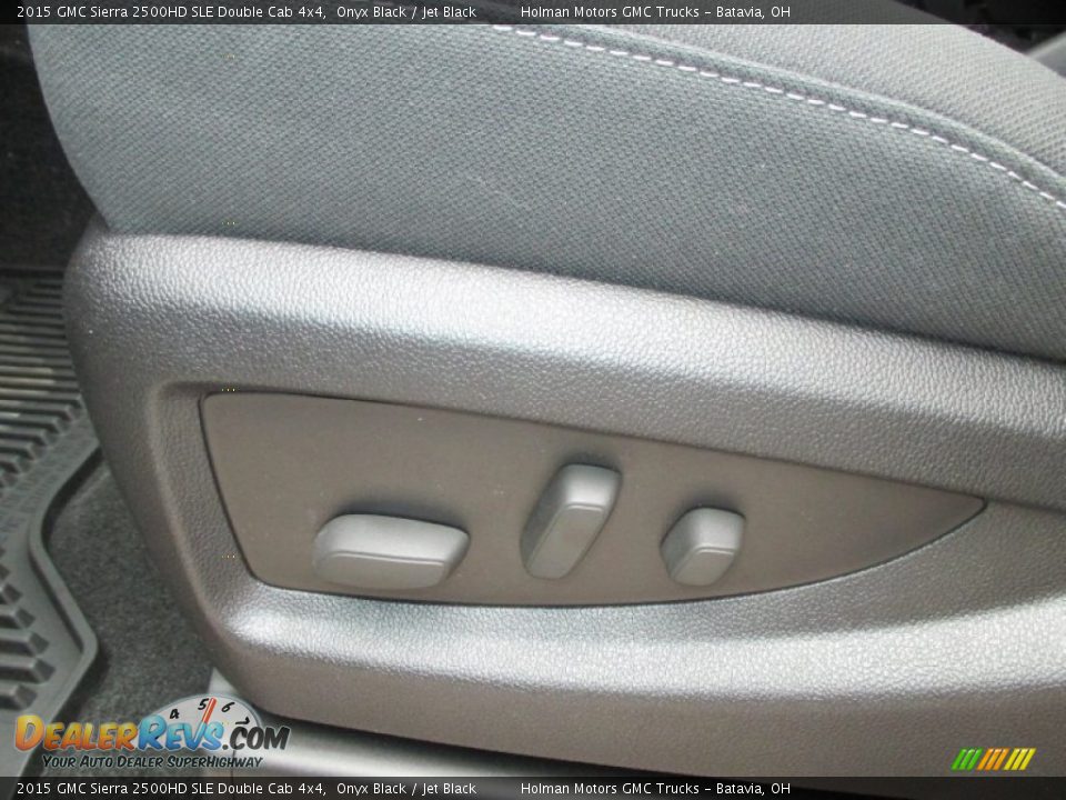 2015 GMC Sierra 2500HD SLE Double Cab 4x4 Onyx Black / Jet Black Photo #9