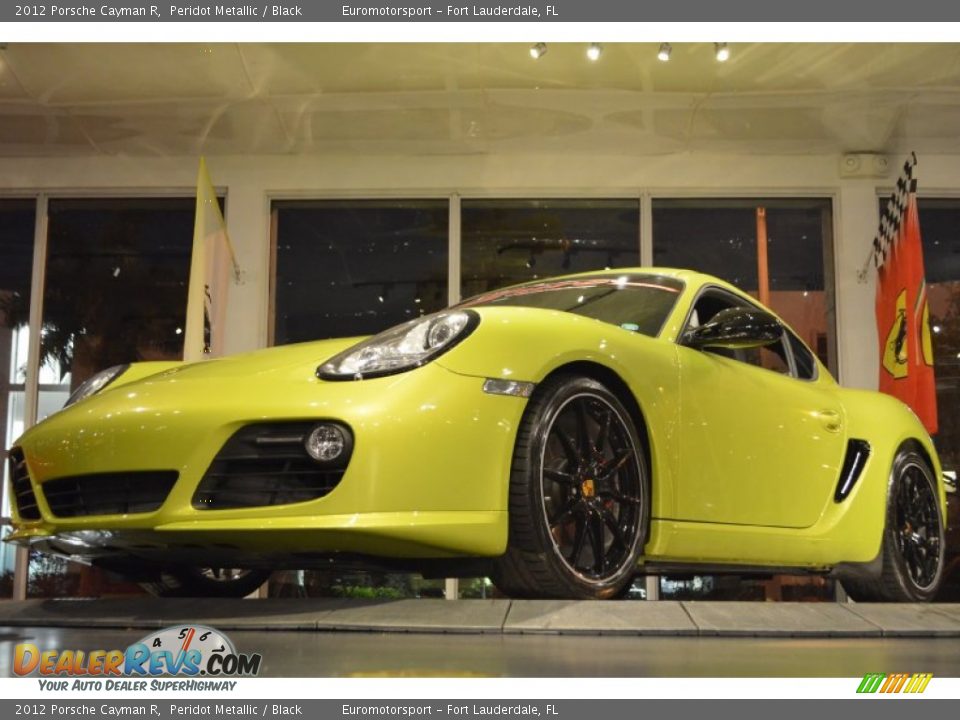 2012 Porsche Cayman R Peridot Metallic / Black Photo #15