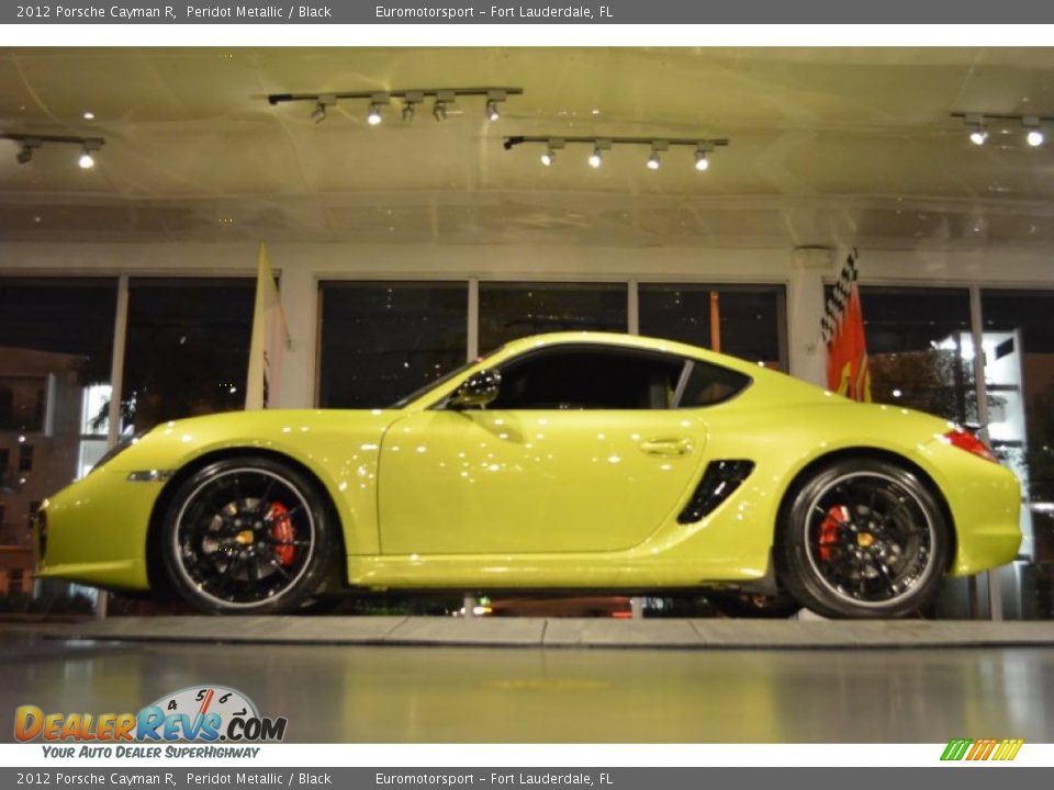 2012 Porsche Cayman R Peridot Metallic / Black Photo #19