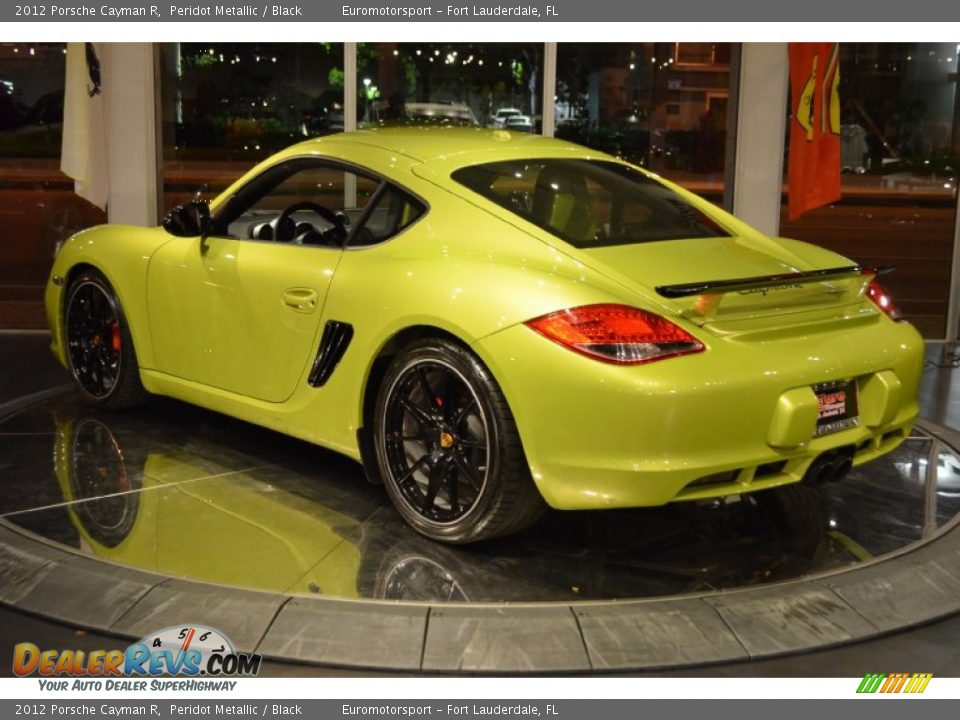 2012 Porsche Cayman R Peridot Metallic / Black Photo #21