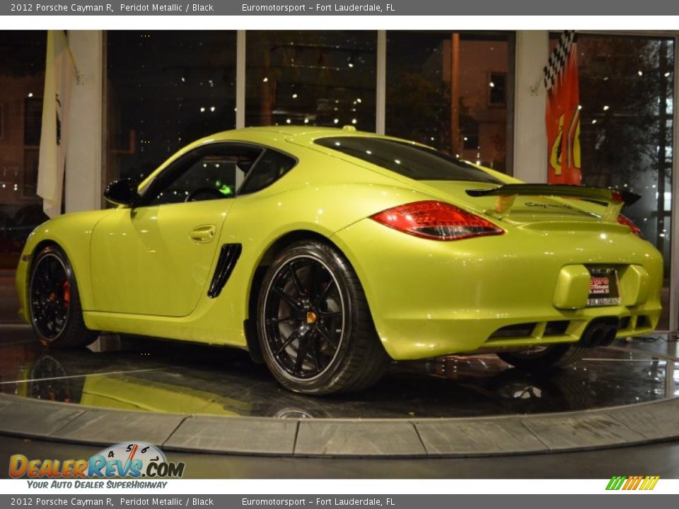 2012 Porsche Cayman R Peridot Metallic / Black Photo #22