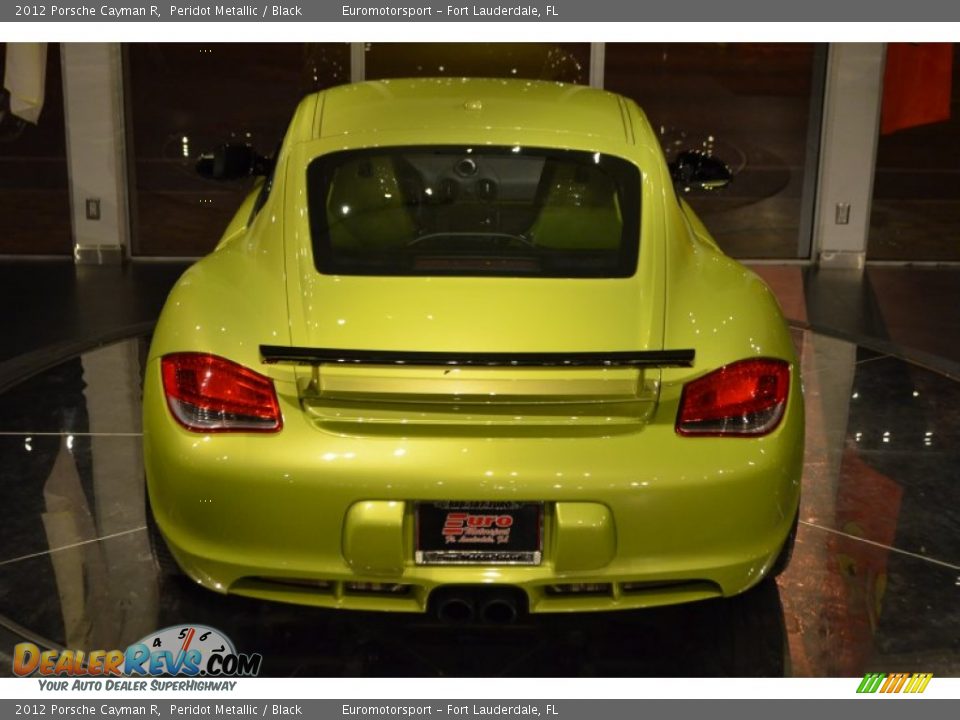 2012 Porsche Cayman R Peridot Metallic / Black Photo #23