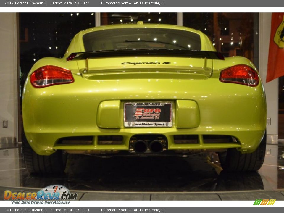 2012 Porsche Cayman R Peridot Metallic / Black Photo #24