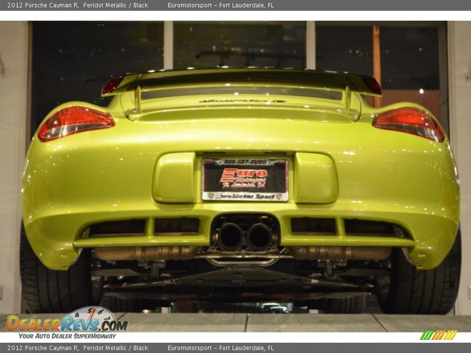 2012 Porsche Cayman R Peridot Metallic / Black Photo #25