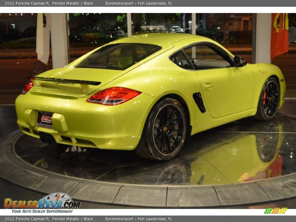 2012 Porsche Cayman R Peridot Metallic / Black Photo #26