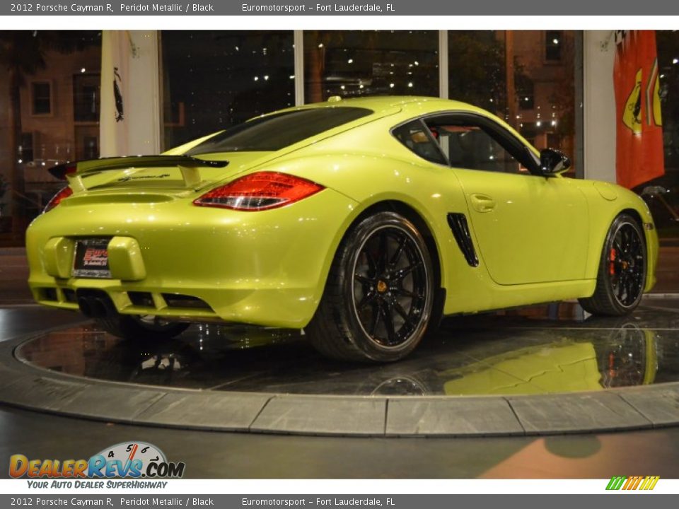 2012 Porsche Cayman R Peridot Metallic / Black Photo #27