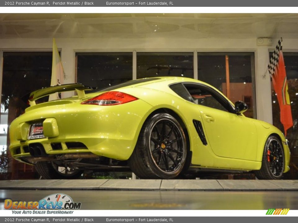 2012 Porsche Cayman R Peridot Metallic / Black Photo #28
