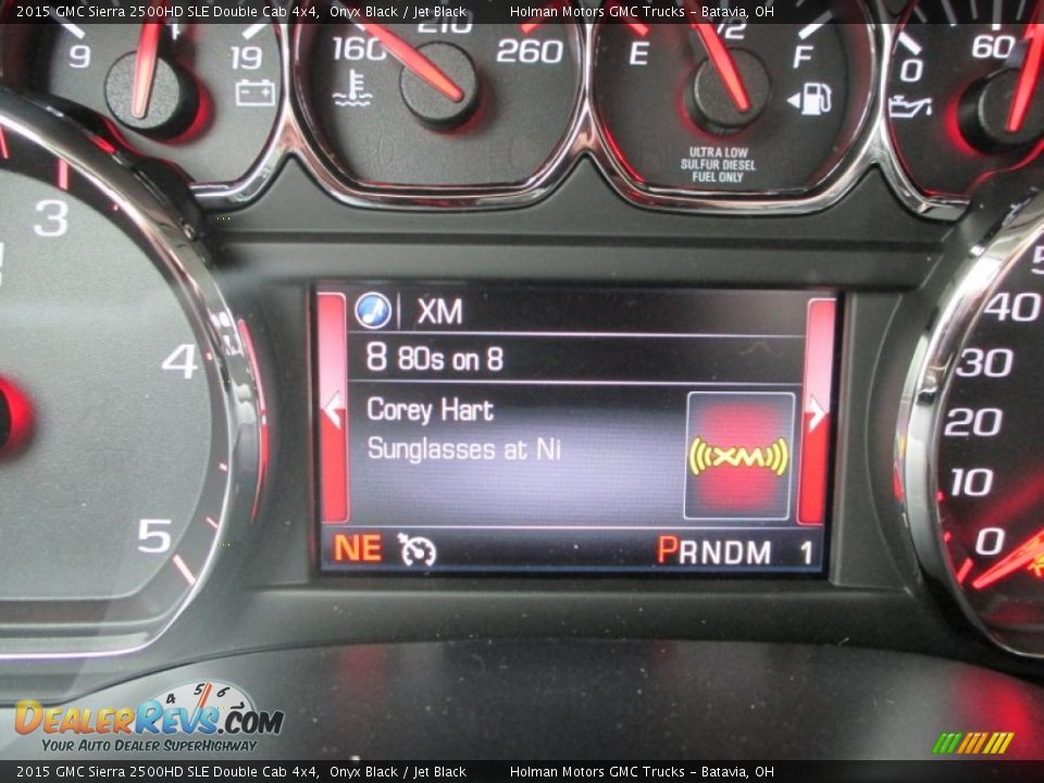 2015 GMC Sierra 2500HD SLE Double Cab 4x4 Onyx Black / Jet Black Photo #23