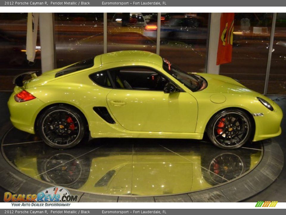 2012 Porsche Cayman R Peridot Metallic / Black Photo #29