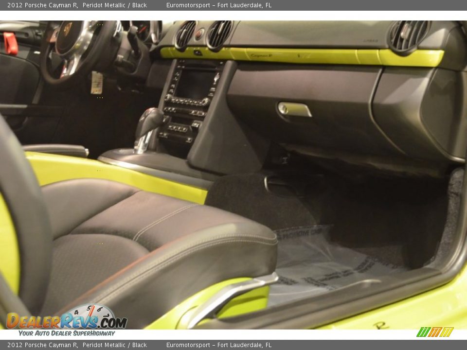 2012 Porsche Cayman R Peridot Metallic / Black Photo #37