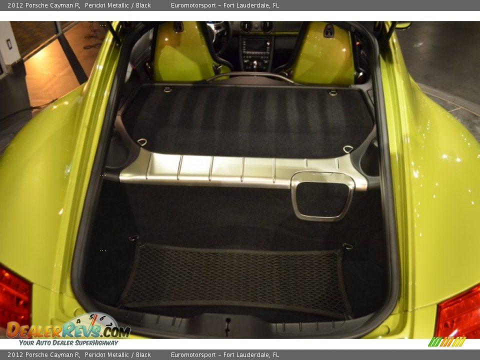 2012 Porsche Cayman R Peridot Metallic / Black Photo #39