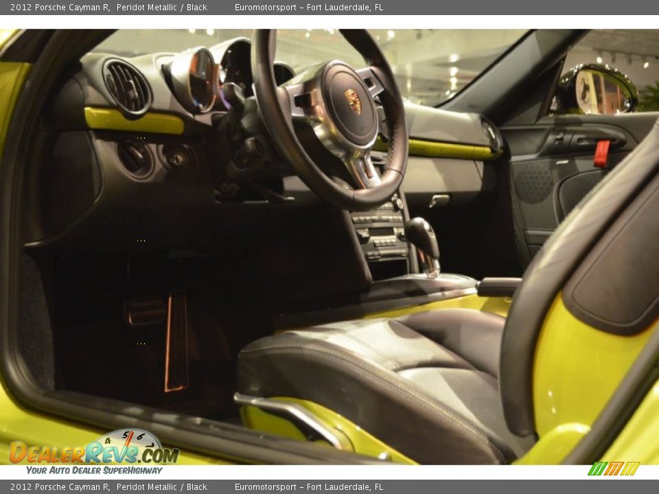 2012 Porsche Cayman R Peridot Metallic / Black Photo #40