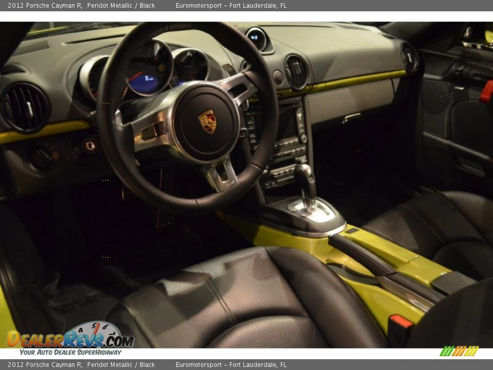 2012 Porsche Cayman R Peridot Metallic / Black Photo #41
