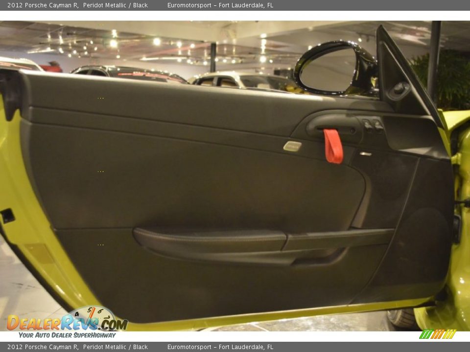 2012 Porsche Cayman R Peridot Metallic / Black Photo #42