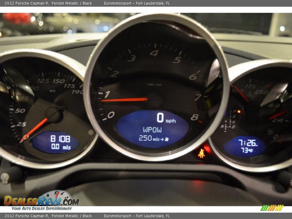 2012 Porsche Cayman R Peridot Metallic / Black Photo #43