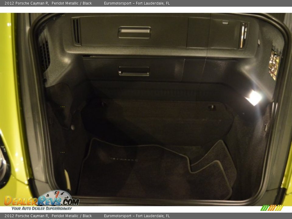 2012 Porsche Cayman R Peridot Metallic / Black Photo #47