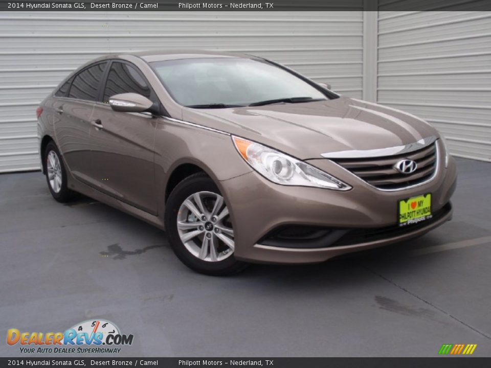 2014 Hyundai Sonata GLS Desert Bronze / Camel Photo #1