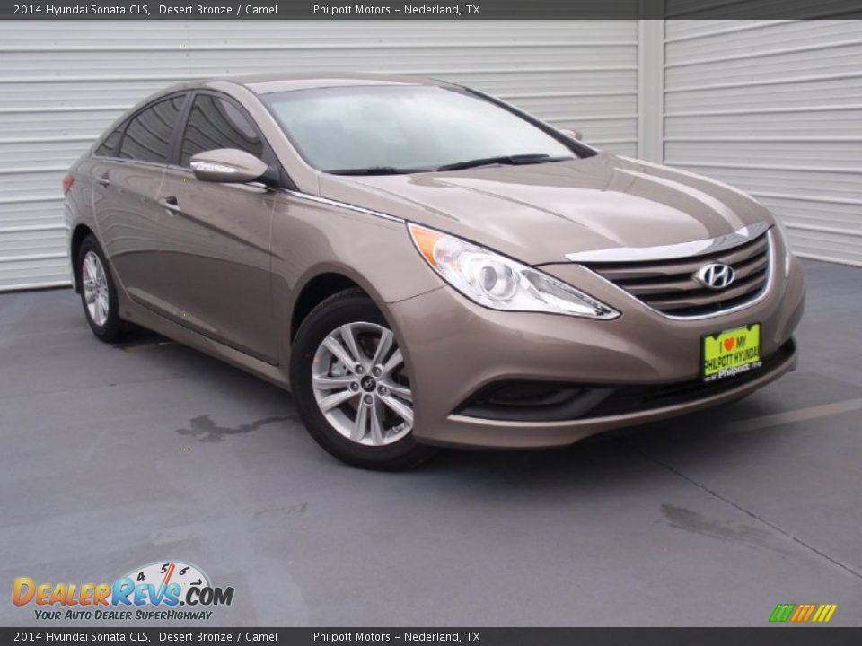 2014 Hyundai Sonata GLS Desert Bronze / Camel Photo #2