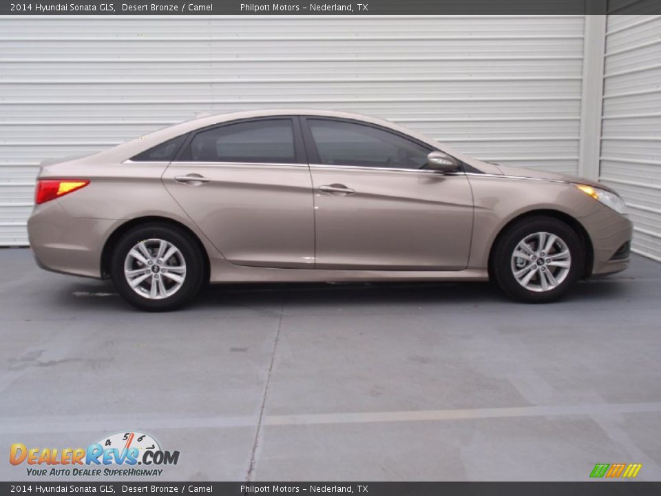 2014 Hyundai Sonata GLS Desert Bronze / Camel Photo #3