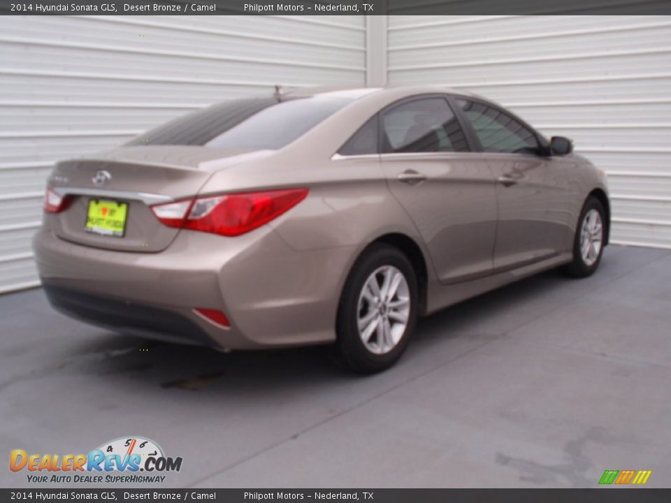 2014 Hyundai Sonata GLS Desert Bronze / Camel Photo #4