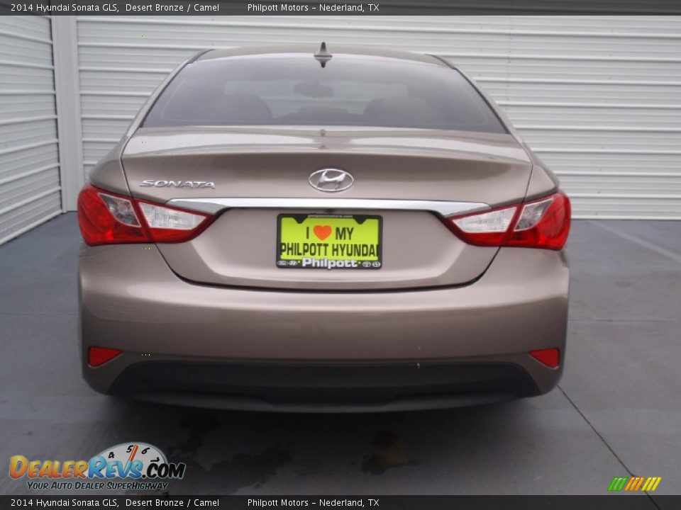 2014 Hyundai Sonata GLS Desert Bronze / Camel Photo #5