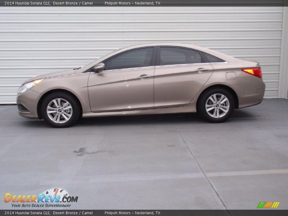 2014 Hyundai Sonata GLS Desert Bronze / Camel Photo #6
