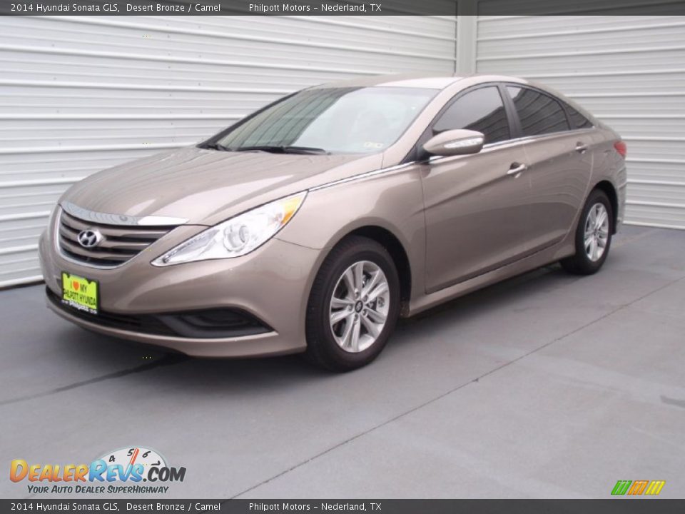2014 Hyundai Sonata GLS Desert Bronze / Camel Photo #7