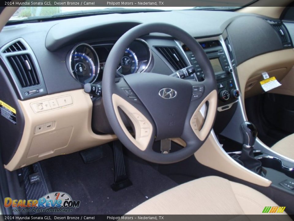 2014 Hyundai Sonata GLS Desert Bronze / Camel Photo #25