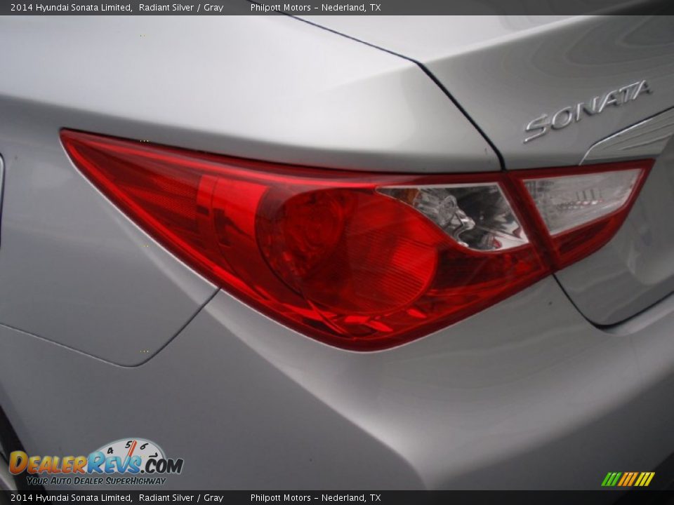 2014 Hyundai Sonata Limited Radiant Silver / Gray Photo #13