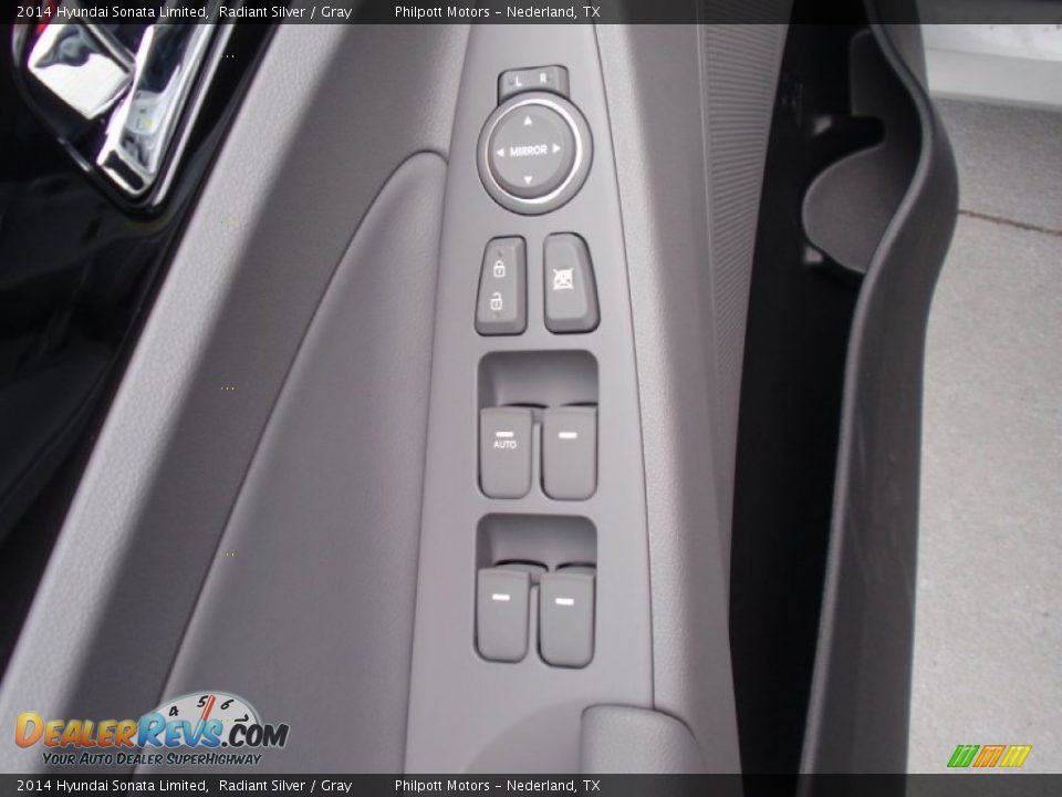 2014 Hyundai Sonata Limited Radiant Silver / Gray Photo #24