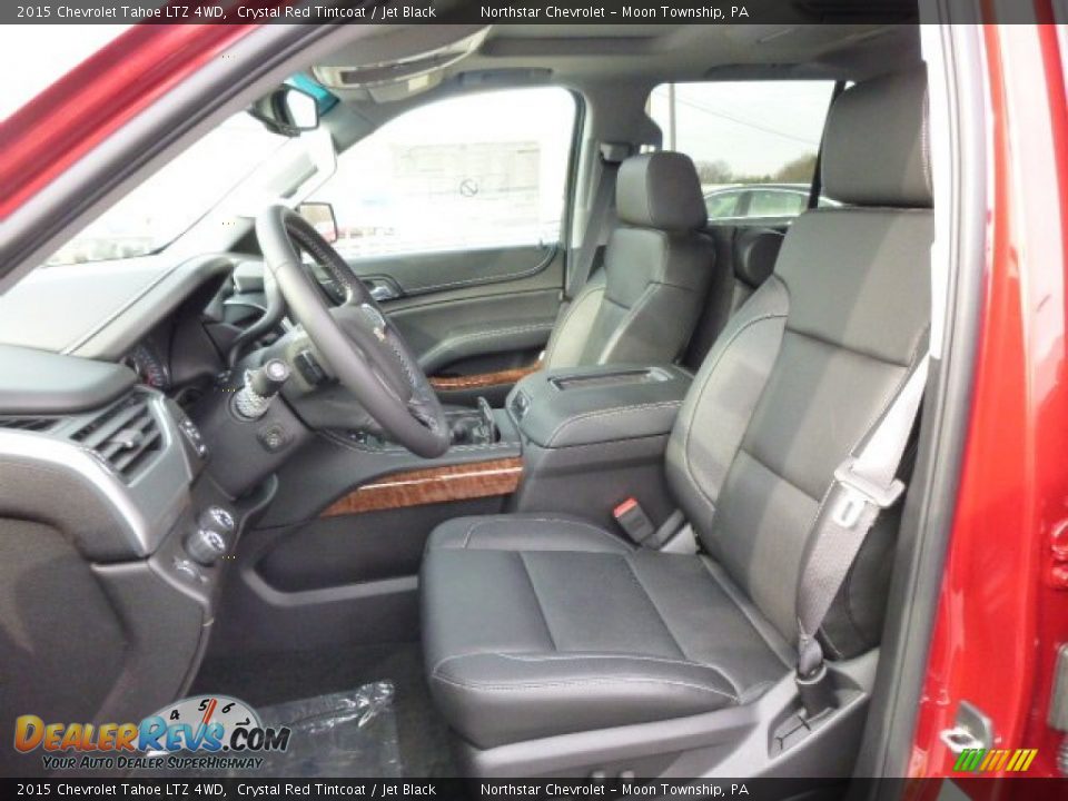 Jet Black Interior - 2015 Chevrolet Tahoe LTZ 4WD Photo #10