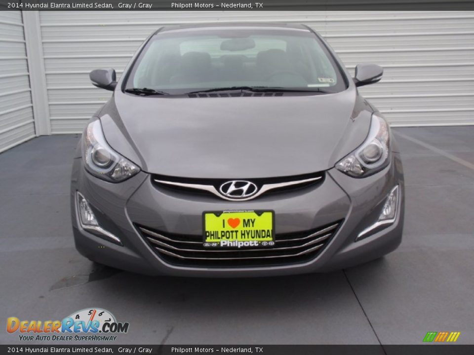 2014 Hyundai Elantra Limited Sedan Gray / Gray Photo #8