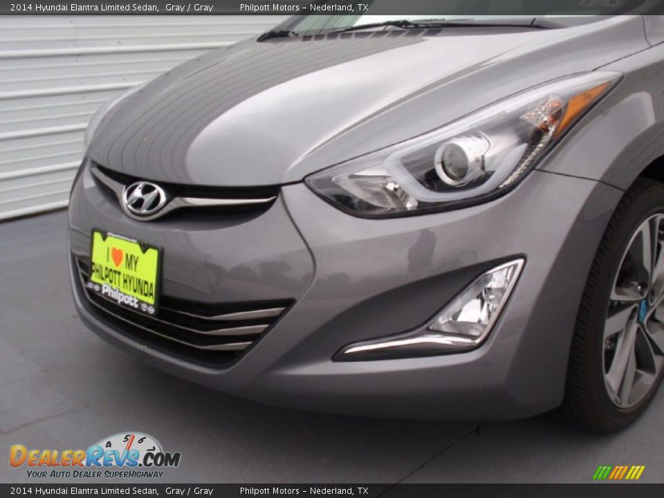 2014 Hyundai Elantra Limited Sedan Gray / Gray Photo #11