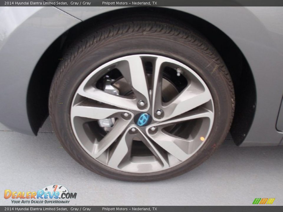 2014 Hyundai Elantra Limited Sedan Gray / Gray Photo #12