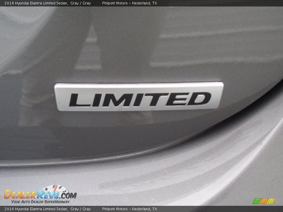 2014 Hyundai Elantra Limited Sedan Gray / Gray Photo #15
